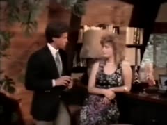 Floozy with bushy hair who is horny and sultry gets banged on the daybed.